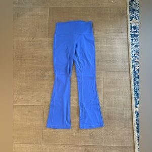 Blue Flared Leggings